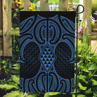 Kikorangi Maori Ta Moko Poutama Art Garden Flag