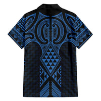 Kikorangi Maori Ta Moko Poutama Art Hawaiian Shirt