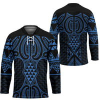 Kikorangi Maori Ta Moko Poutama Art Hockey Jersey LT9 - Polynesian Pride