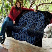 Kikorangi Maori Ta Moko Poutama Art Quilt