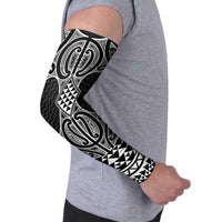 Ma Maori Ta Moko Poutama Art Arm Sleeves - Polynesian Pride