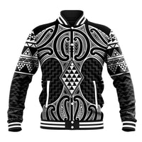 Ma Maori Ta Moko Poutama Art Baseball Jacket