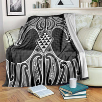 Ma Maori Ta Moko Poutama Art Blanket