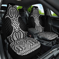 Ma Maori Ta Moko Poutama Art Car Seat Cover