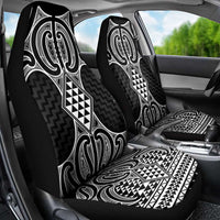 Ma Maori Ta Moko Poutama Art Car Seat Cover