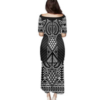 Ma Maori Ta Moko Poutama Art Family Matching Puletasi and Hawaiian Shirt