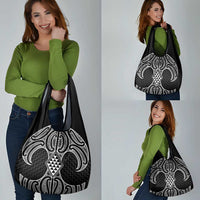 Ma Maori Ta Moko Poutama Art Grocery Bag
