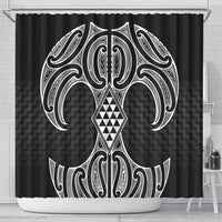 Ma Maori Ta Moko Poutama Art Shower Curtain