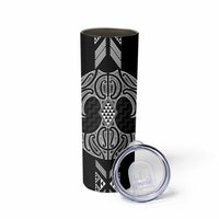 Ma Maori Ta Moko Poutama Art Skinny Tumbler
