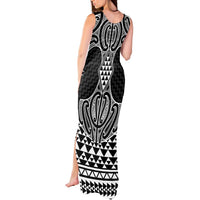 Ma Maori Ta Moko Poutama Art Tank Maxi Dress