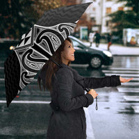 Ma Maori Ta Moko Poutama Art Umbrella LT9 - Polynesian Pride