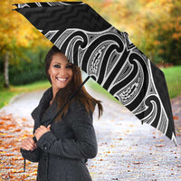 Ma Maori Ta Moko Poutama Art Umbrella LT9 - Polynesian Pride