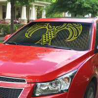 Mahi-dawg Maori Ta Moko Poutama Art Auto Sun Shade LT9 - Polynesian Pride
