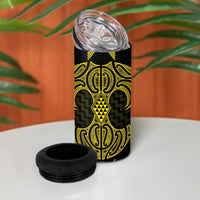 Mahi-dawg Maori Ta Moko Poutama Art 4 in 1 Can Cooler Tumbler
