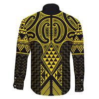 Mahi-dawg Maori Ta Moko Poutama Art Family Matching Mermaid Dress and Hawaiian Shirt