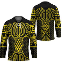 Mahi-dawg Maori Ta Moko Poutama Art Hockey Jersey - Polynesian Pride
