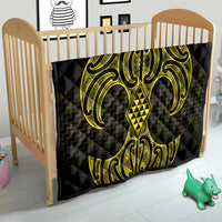 Mahi-dawg Maori Ta Moko Poutama Art Quilt