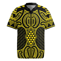 Mahi-dawg Maori Ta Moko Poutama Art Rugby Jersey