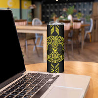 Mahi-dawg Maori Ta Moko Poutama Art Skinny Tumbler