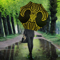 Mahi-dawg Maori Ta Moko Poutama Art Umbrella LT9 - Polynesian Pride