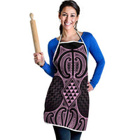 Mawhero Maori Ta Moko Poutama Art Apron LT9 - Polynesian Pride