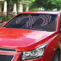 Mawhero Maori Ta Moko Poutama Art Auto Sun Shade LT9 - Polynesian Pride