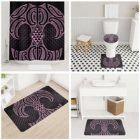 Mawhero Maori Ta Moko Poutama Art Bathroom Set LT9 - Polynesian Pride