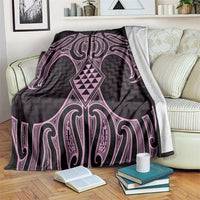 Mawhero Maori Ta Moko Poutama Art Blanket