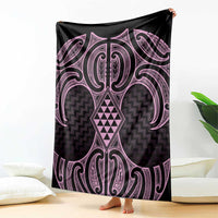 Mawhero Maori Ta Moko Poutama Art Blanket