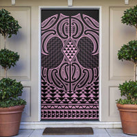 Mawhero Maori Ta Moko Poutama Art Door Cover - Polynesian Pride