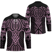 Mawhero Maori Ta Moko Poutama Art Hockey Jersey - Polynesian Pride