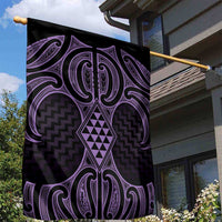 Waiporoporo Maori Ta Moko Poutama Art Garden Flag