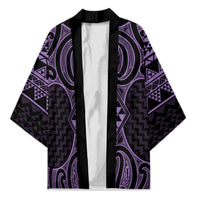 Waiporoporo Maori Ta Moko Poutama Art Kimono - Polynesian Pride