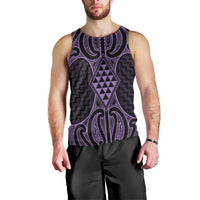 Waiporoporo Maori Ta Moko Poutama Art Men Tank Top
