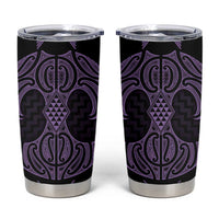 Waiporoporo Maori Ta Moko Poutama Art Tumbler Cup