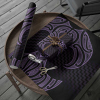 Waiporoporo Maori Ta Moko Poutama Art Wrapping Paper - Polynesian Pride