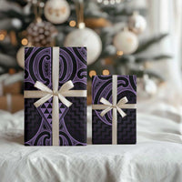 Waiporoporo Maori Ta Moko Poutama Art Wrapping Paper - Polynesian Pride