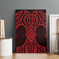 Whero Maori Ta Moko Poutama Art Canvas Wall Art