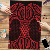 Whero Maori Ta Moko Poutama Art Puzzle - Polynesian Pride