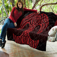 Whero Maori Ta Moko Poutama Art Quilt