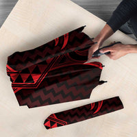 Whero Maori Ta Moko Poutama Art Umbrella LT9 - Polynesian Pride