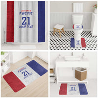 New Zealand Rugby Pacific Personalised Bathroom Set Maori Style Tribal Tapa Pattern LT9 - Polynesian Pride