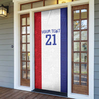 New Zealand Rugby Pacific Personalised Door Cover Maori Style Tribal Tapa Pattern LT9 - Polynesian Pride