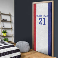 New Zealand Rugby Pacific Personalised Door Cover Maori Style Tribal Tapa Pattern LT9 - Polynesian Pride