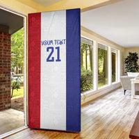 New Zealand Rugby Pacific Personalised Door Cover Maori Style Tribal Tapa Pattern LT9 - Polynesian Pride