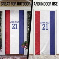 New Zealand Rugby Pacific Personalised Door Cover Maori Style Tribal Tapa Pattern LT9 - Polynesian Pride