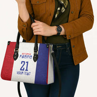 New Zealand Rugby Pacific Personalised Leather Bag Maori Style Tribal Tapa Pattern LT9 - Polynesian Pride
