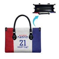 New Zealand Rugby Pacific Personalised Leather Bag Maori Style Tribal Tapa Pattern LT9 - Polynesian Pride