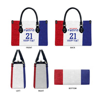 New Zealand Rugby Pacific Personalised Leather Bag Maori Style Tribal Tapa Pattern LT9 - Polynesian Pride