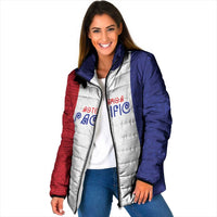 New Zealand Rugby Pacific Personalised Padded Jacket Maori Style Tribal Tapa Pattern - Polynesian Pride